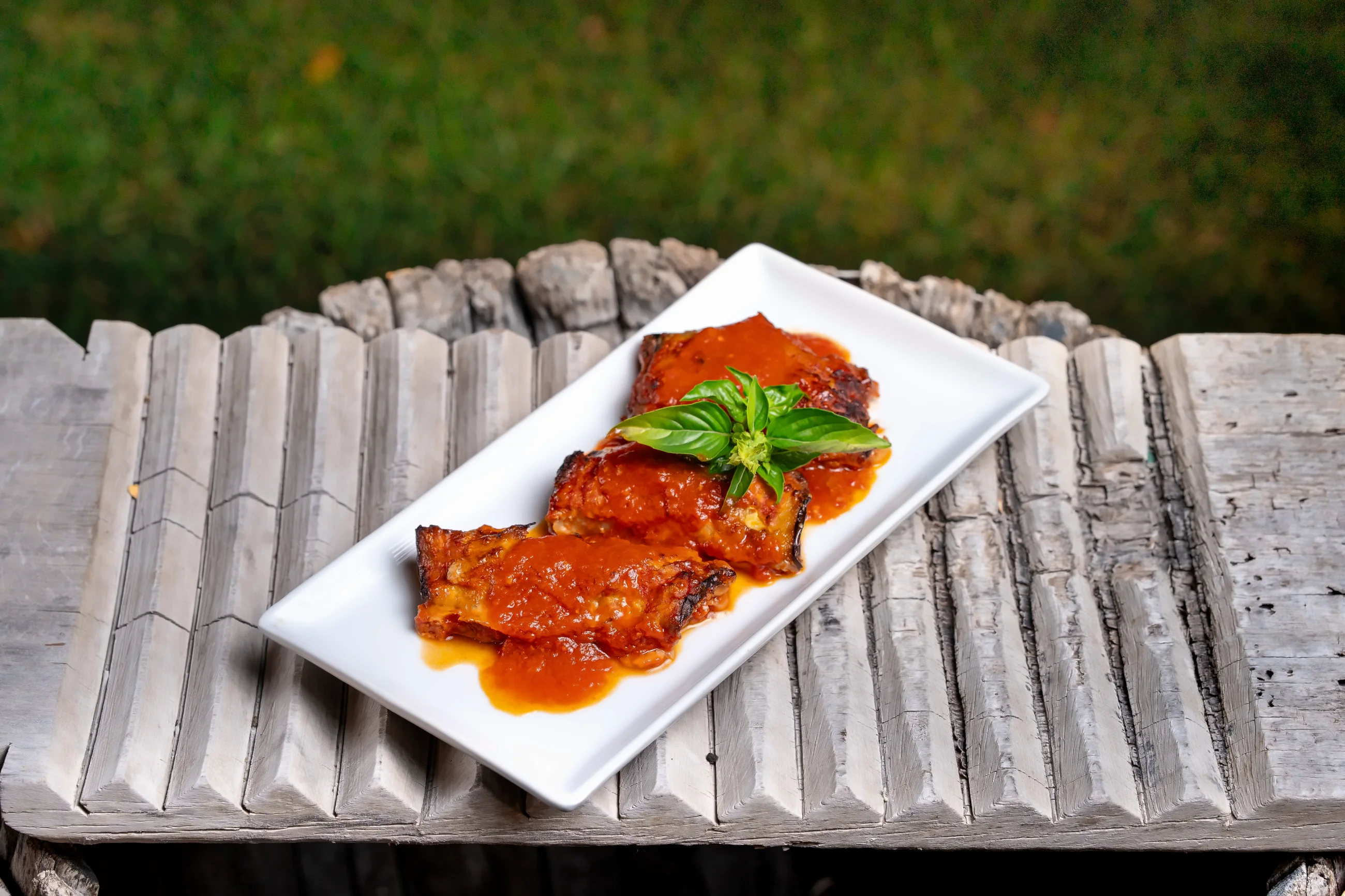 Involtino di melanzana alla parmigiana